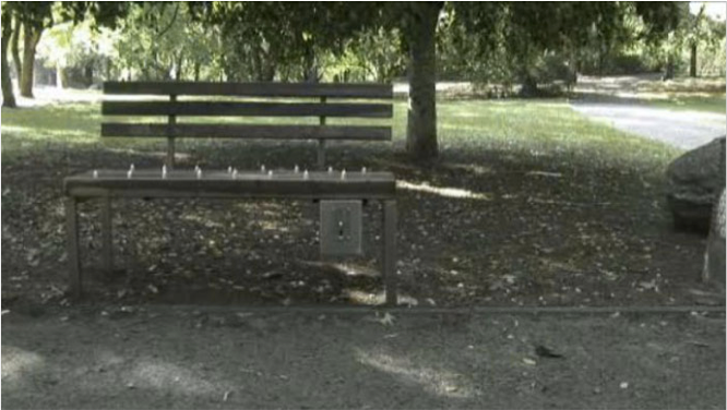Spike Bench for the Homeless