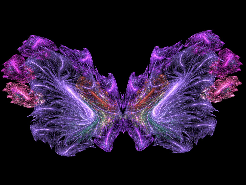 Abstracting butterfly fractal narrative
                            counternarrative