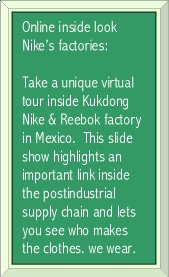 Behind the
                            Virtual Reality Tours - Lies the Working
                            Conditions of women workers for Nike partner
                            firms!