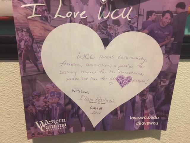 WCU LOVES the right things