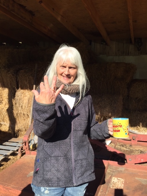 David does a HEART OF CARE RING for Carol as gift
                  fro her hospitality