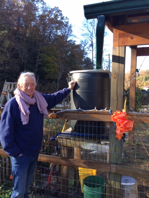 Children can learn about Rainwater Harvestiong at
                  the Farm